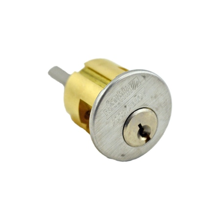 Corbin Russwin Conventional 6 Pin Rim Cylinder with 2" Tailpiece and 59A1 Keyway Satin Chrome CR300020062659A1